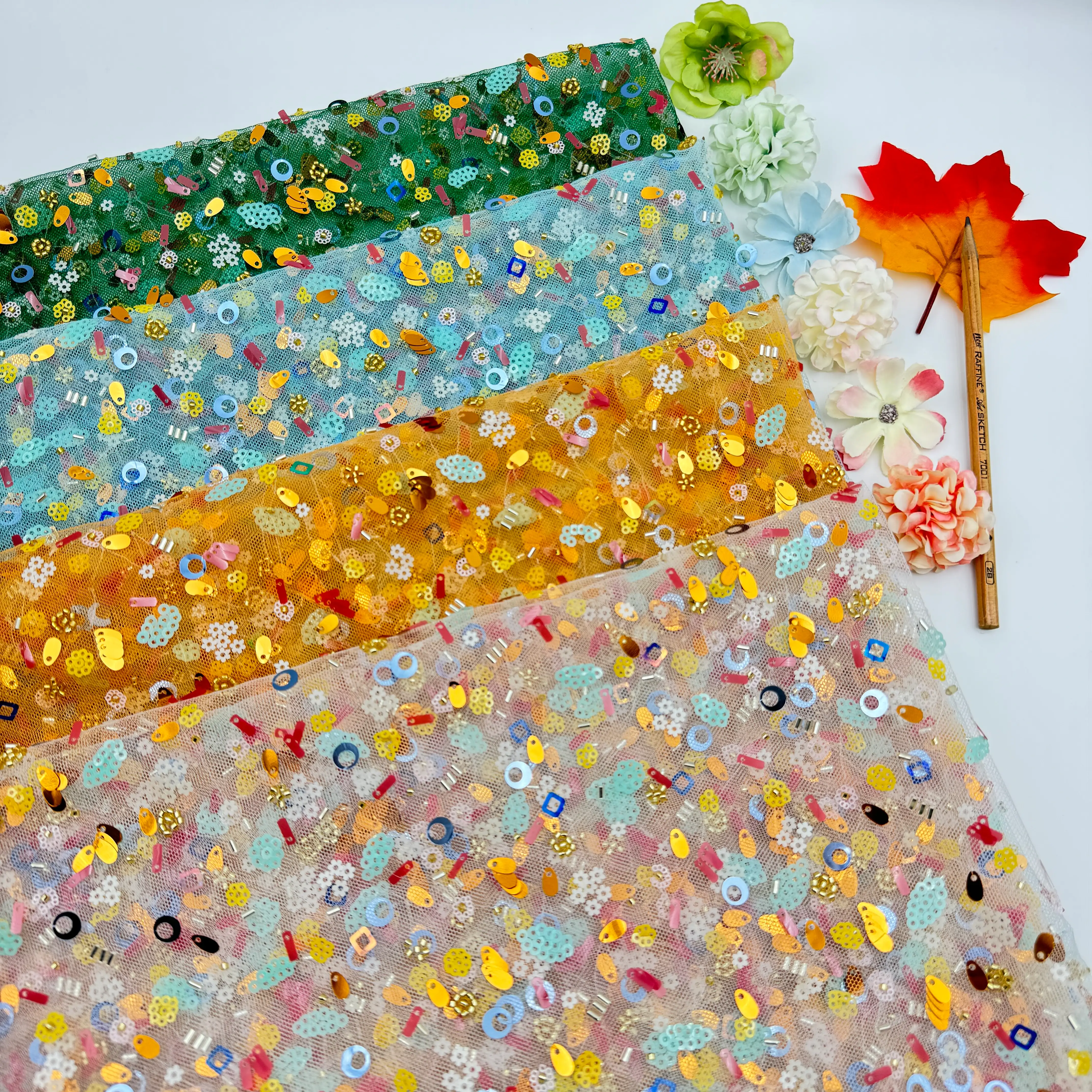 Sequin Tube Bead A16
