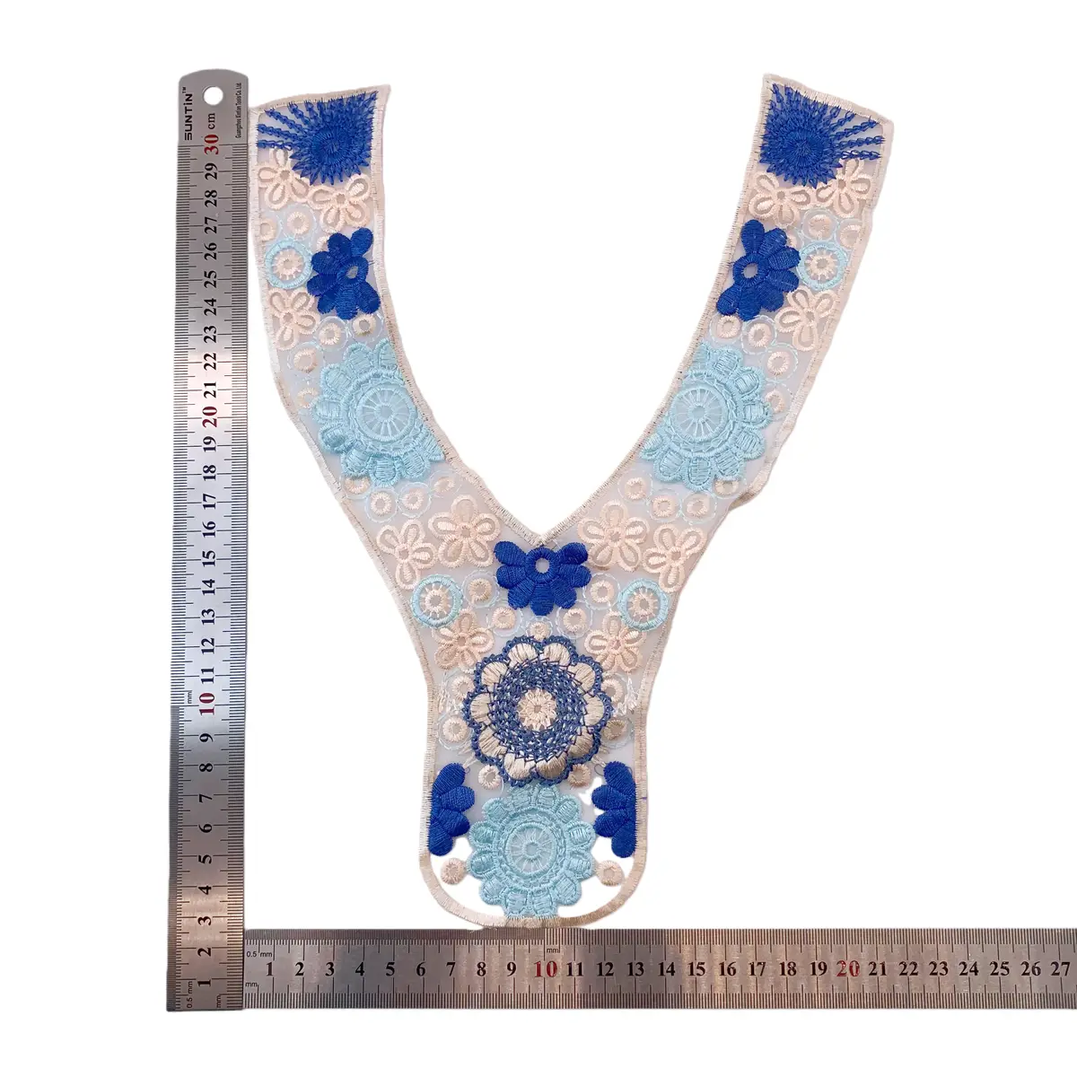 Flat Embroidery Neckline Trim 3