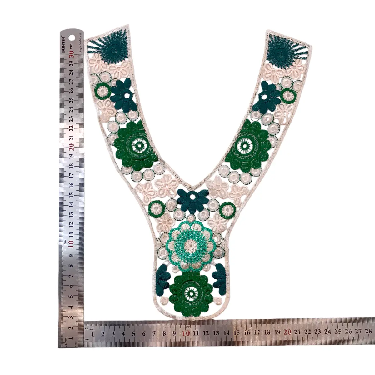 Flat Embroidery Neckline Trim 4