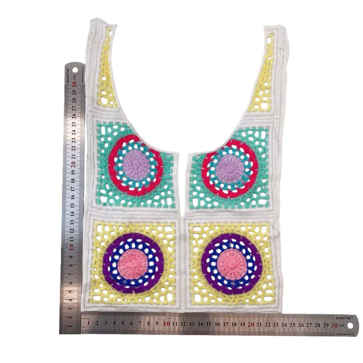 Flat Embroidery Neckline Trim 6