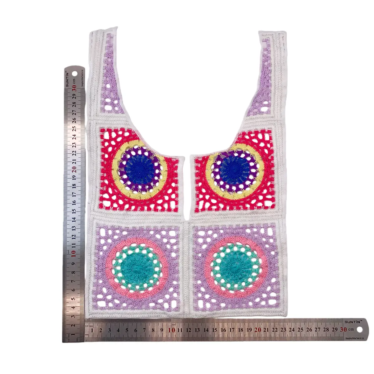 Flat Embroidery Neckline Trim 7