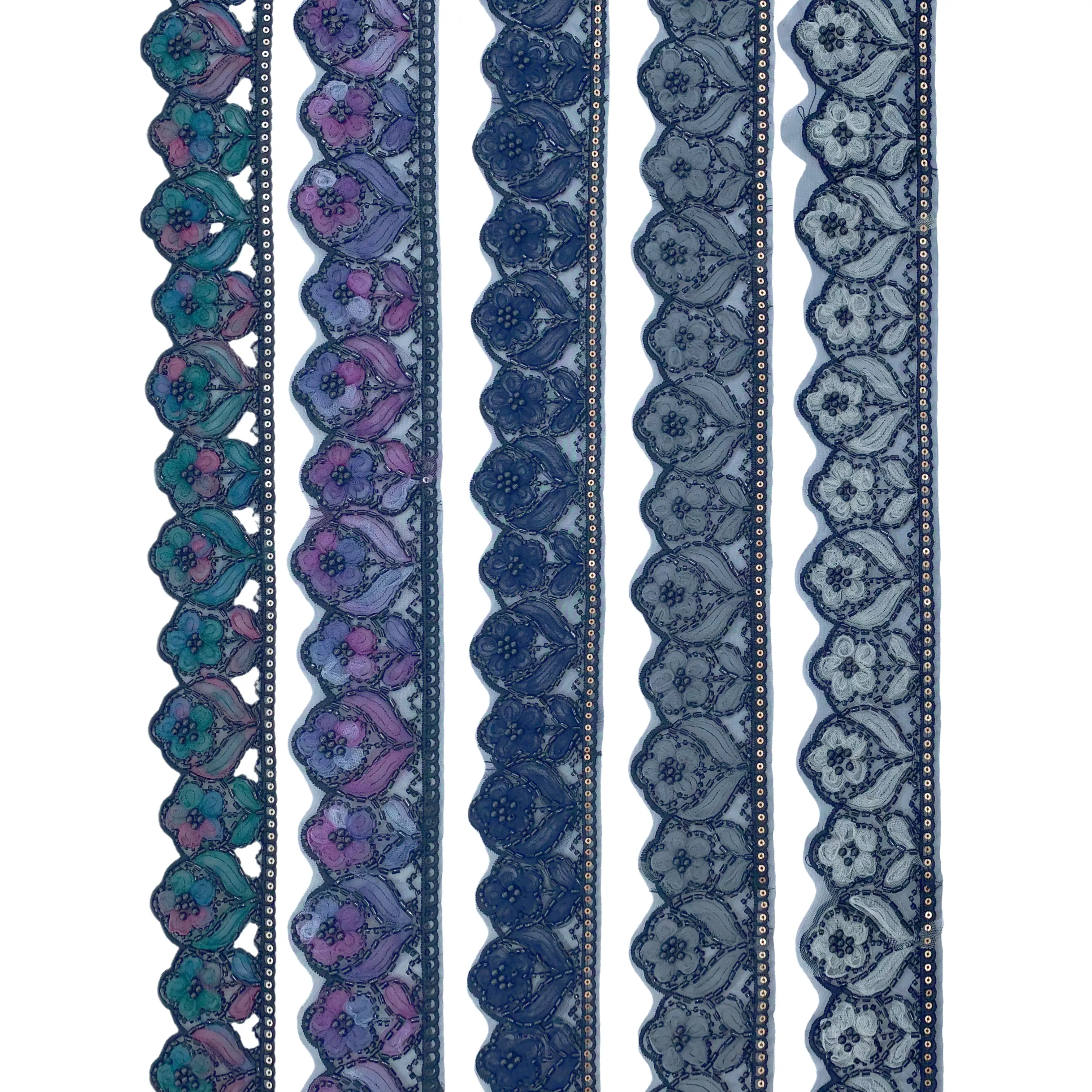 Narrow Multi-Style Embroidery Trim