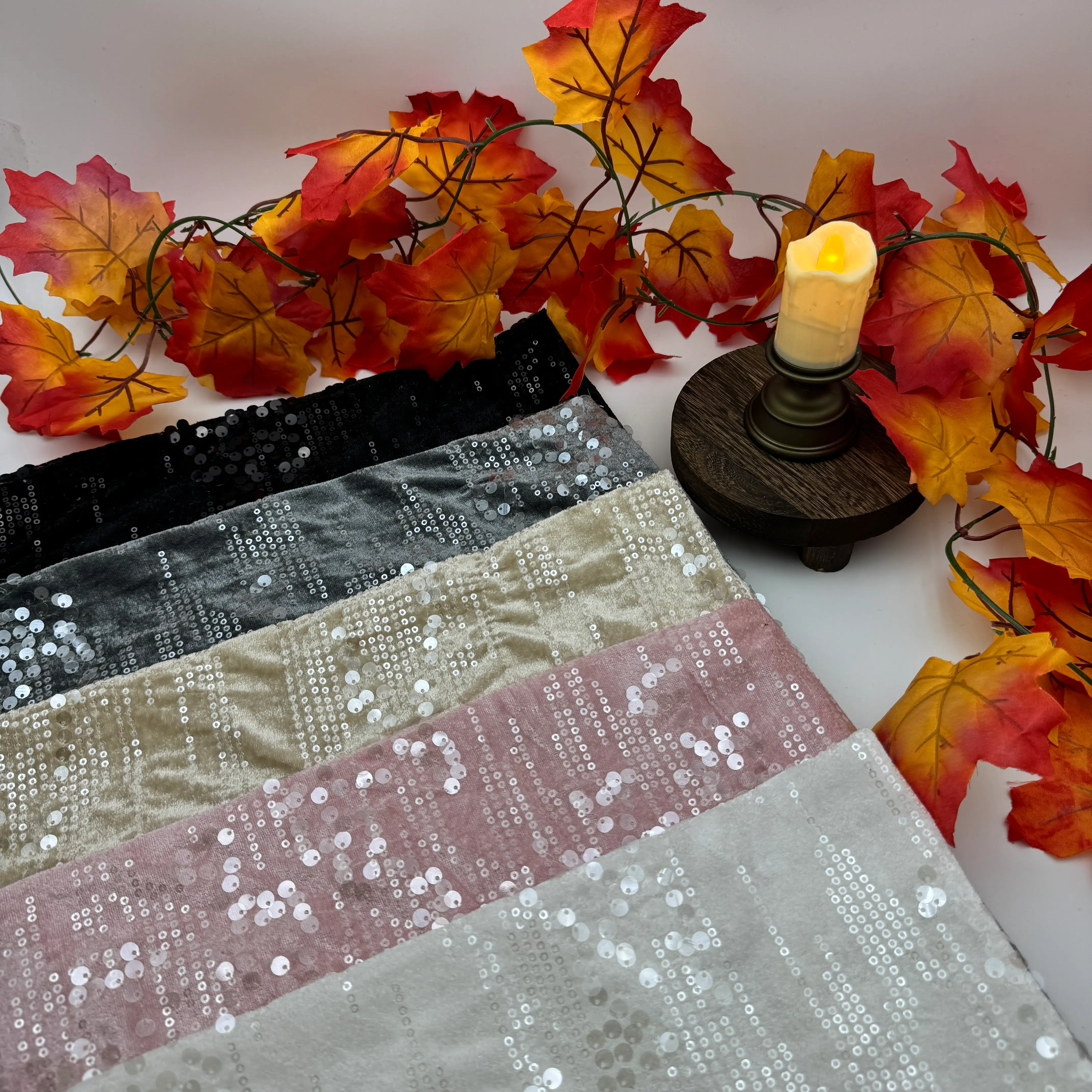 Velvet Sequin Embroidery