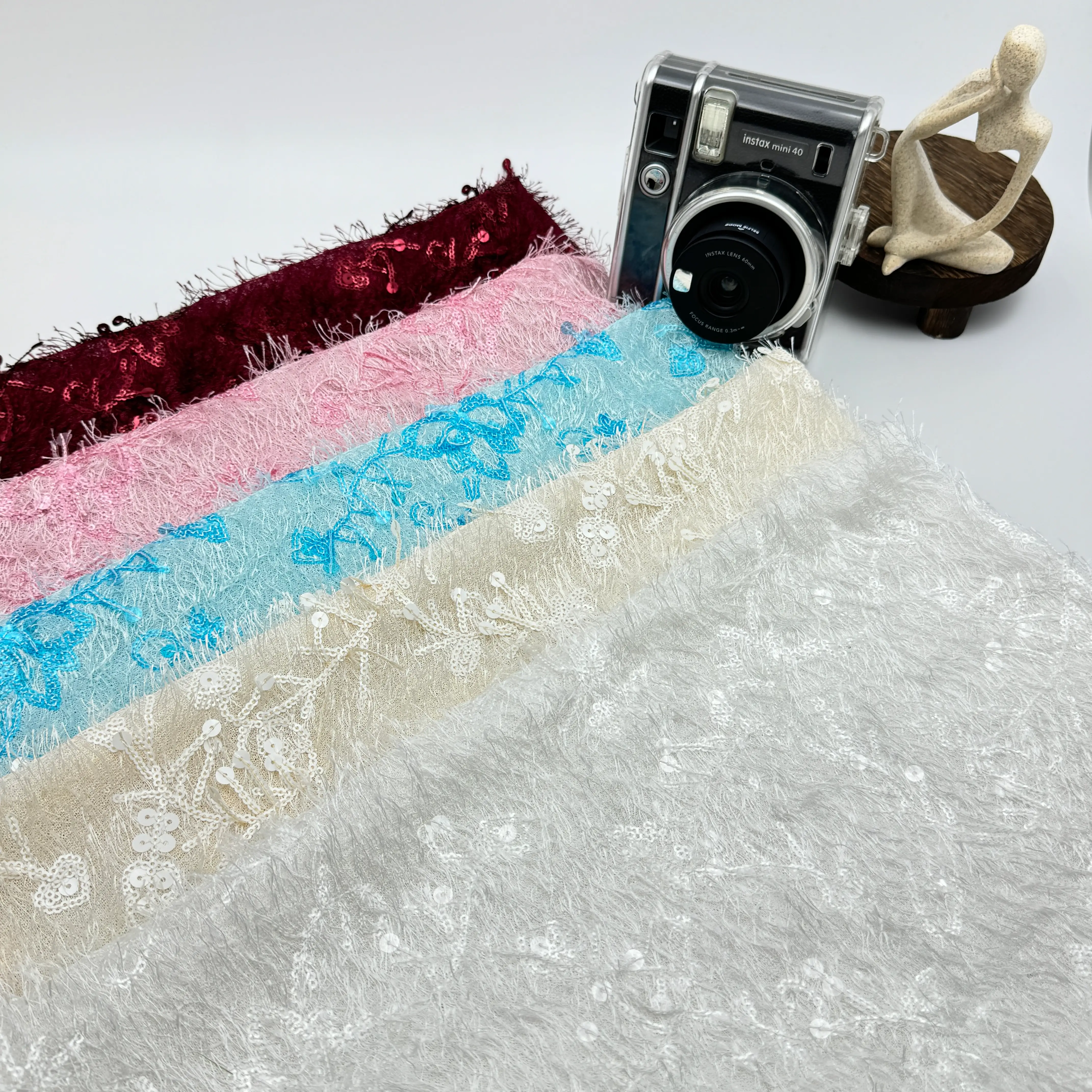 Tassel Lash Sequin Embroidery