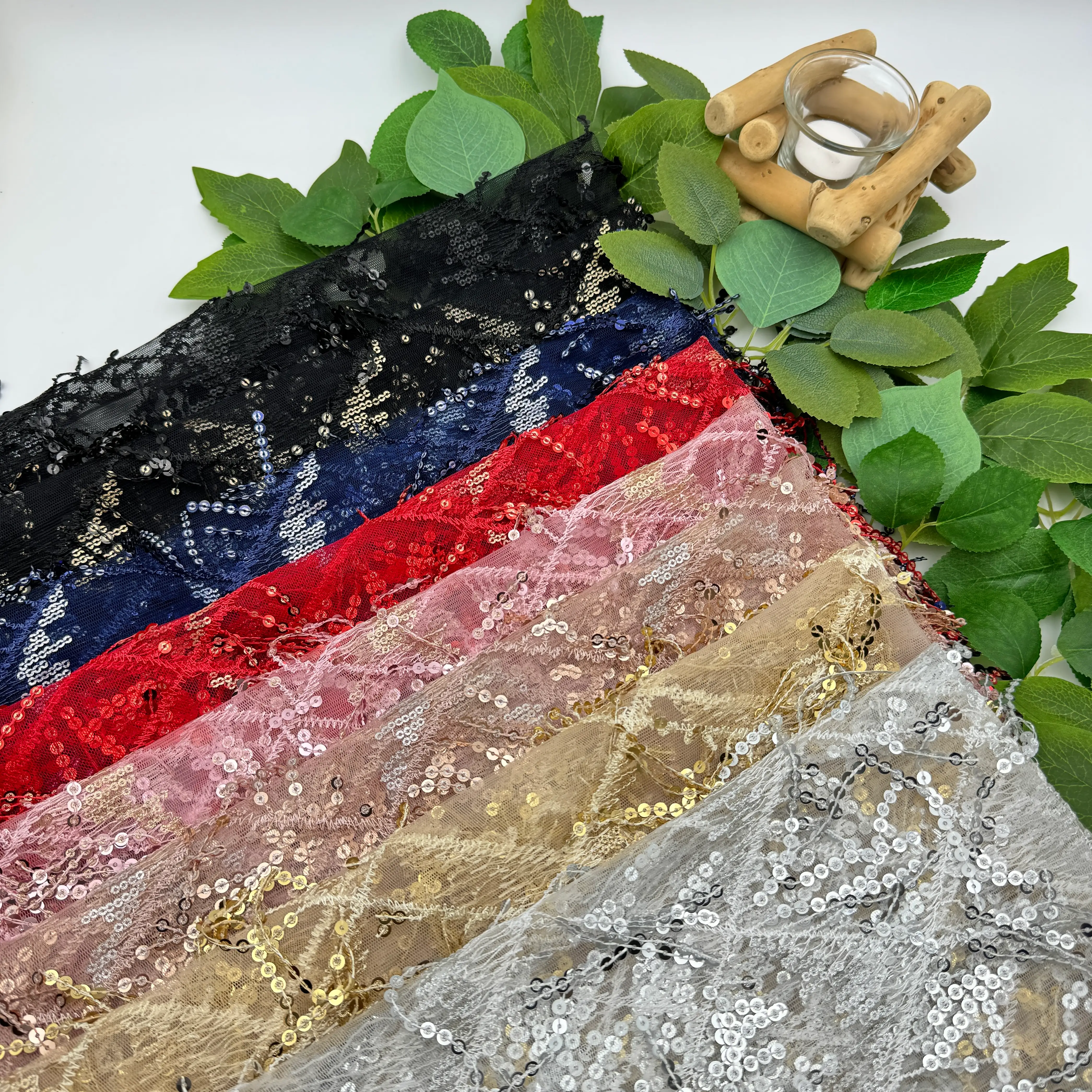 Tassel Sequin Embroidery A12